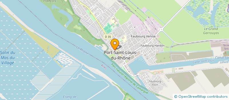 localisation de l'entreprise MADAME CHRISTELLE PEREZ à PORT-SAINT-LOUIS-DU-RHONE
