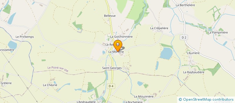 localisation de l'entreprise MADAME CHRISTELLE PEREZ  LE POIRE-SUR-VIE