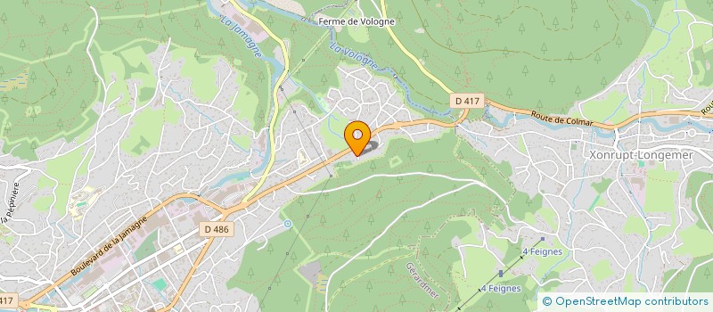 localisation de l'entreprise MADAME CHRISTELLE PERON  GERARDMER