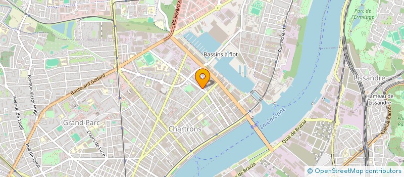 localisation de l'entreprise MADAME CHRISTELLE PERRAUD  BORDEAUX