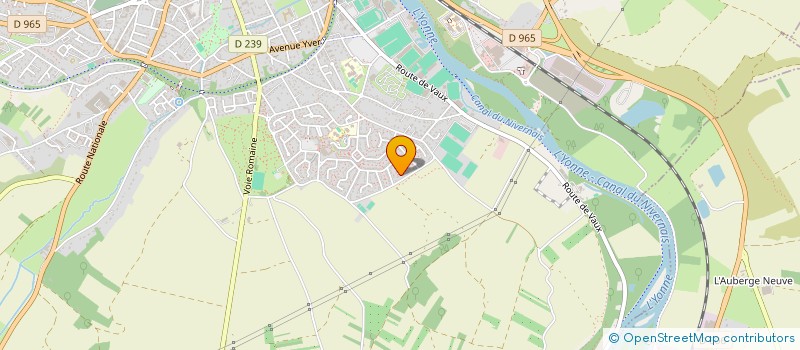 localisation de l'entreprise MADAME CHRISTELLE PERRIN à AUXERRE