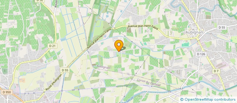 localisation de l'entreprise MADAME CHRISTELLE PERRIN  AUBIGNAN