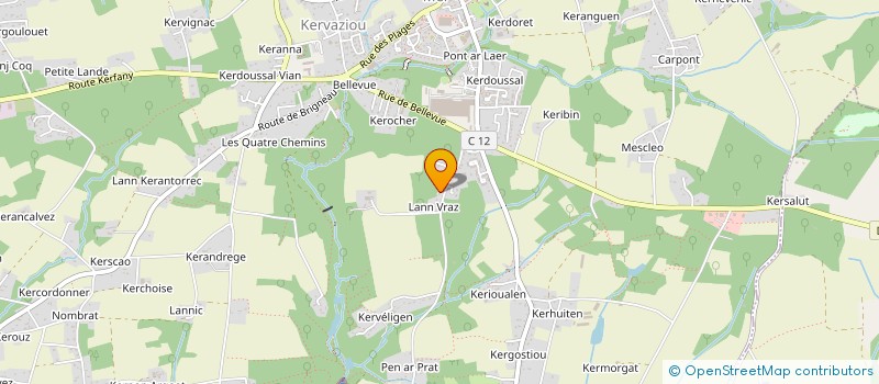 localisation de l'entreprise MADAME CHRISTELLE PERROT  MOELAN-SUR-MER