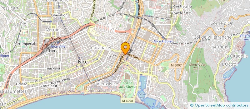 localisation de l'entreprise MADAME CHRISTELLE PETIT à NICE