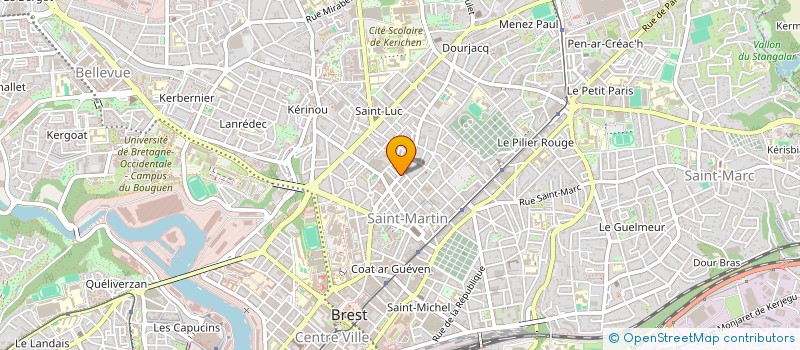 localisation de l'entreprise MADAME CHRISTELLE PETIT  BREST