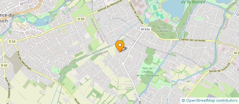 localisation de l'entreprise MADAME CHRISTELLE PETIT  CUGNAUX