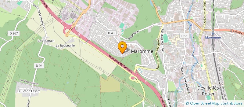 localisation de l'entreprise MADAME CHRISTELLE PETIT  MAROMME