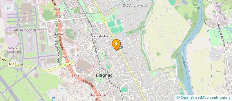 localisation de l'entreprise MADAME CHRISTELLE PICARD à BLAGNAC