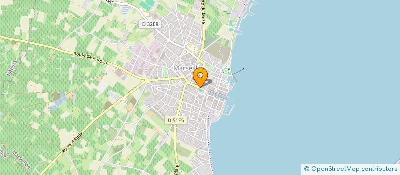 localisation de l'entreprise MADAME CHRISTELLE PIGOZZO à MARSEILLAN