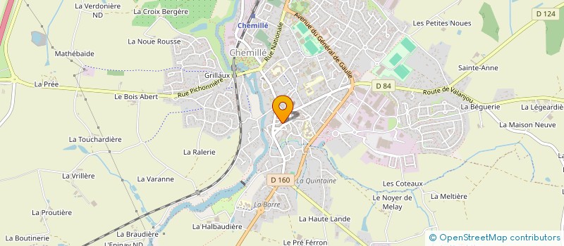 localisation de l'entreprise MADAME CHRISTELLE PINEAU à CHEMILLE-EN-ANJOU