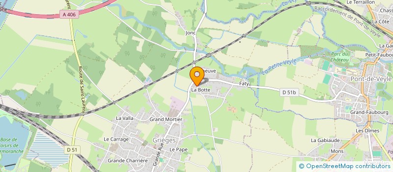 localisation de l'entreprise MADAME CHRISTELLE PINTO  GRIEGES