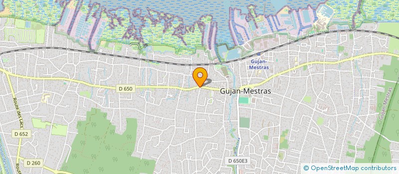localisation de l'entreprise MADAME CHRISTELLE PIQUIOT  GUJAN-MESTRAS