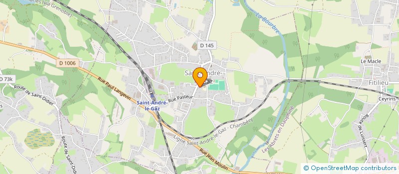 localisation de l'entreprise MADAME CHRISTELLE PISANA  SAINT-ANDRE-LE-GAZ