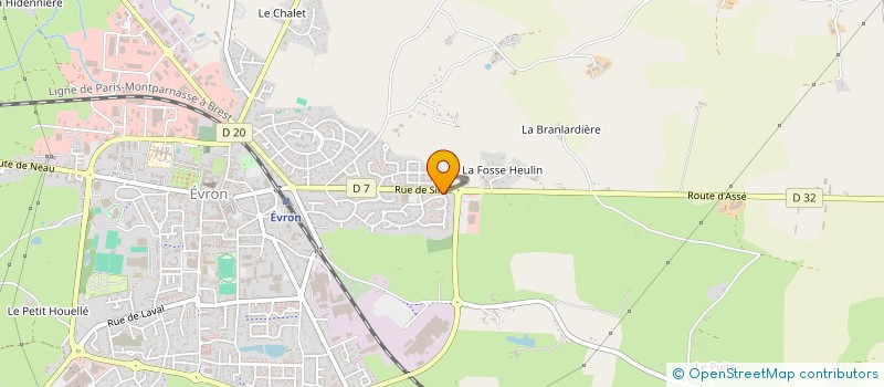 localisation de l'entreprise MADAME CHRISTELLE PITOR  EVRON