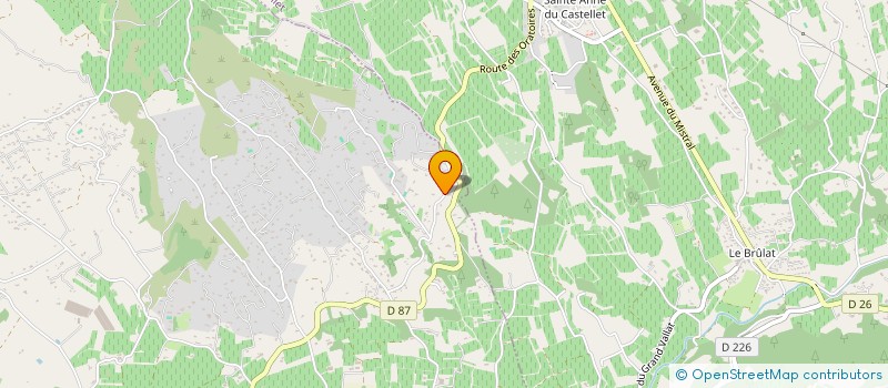 localisation de l'entreprise MADAME CHRISTELLE PLACE  LA CADIERE-D'AZUR