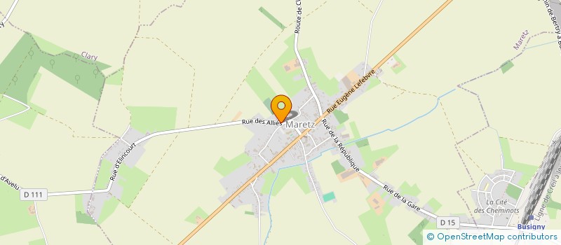 localisation de l'entreprise MADAME CHRISTELLE PLANCOT  MARETZ