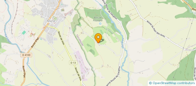 localisation de l'entreprise MADAME CHRISTELLE PLANTIN  FORCALQUIER