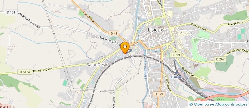 localisation de l'entreprise MADAME CHRISTELLE PLESSIS  LISIEUX