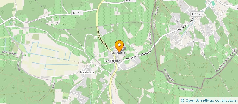 localisation de l'entreprise MADAME CHRISTELLE POGNANT-GROS  MONDRAGON