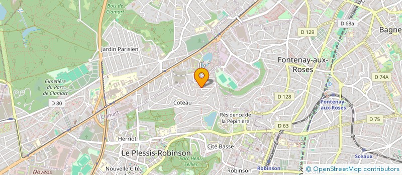 localisation de l'entreprise MADAME CHRISTELLE POHARDY  LE PLESSIS-ROBINSON