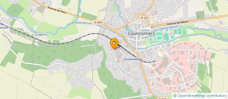 localisation de l'entreprise MADAME CHRISTELLE POIGNAULT à COULOMMIERS
