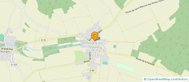 localisation de l'entreprise MADAME CHRISTELLE POMMEAU  THORIGNY-SUR-OREUSE