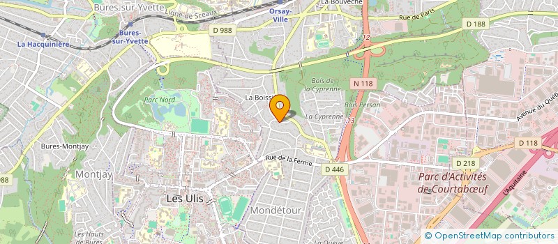 localisation de l'entreprise MADAME CHRISTELLE PONS à ORSAY