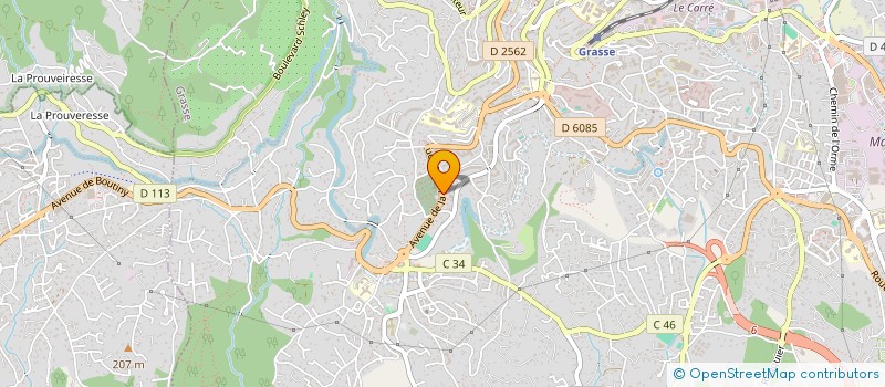 localisation de l'entreprise MADAME CHRISTELLE POTIER  GRASSE