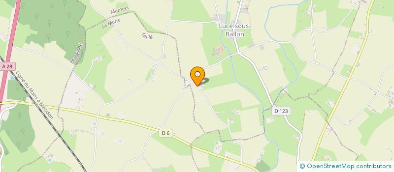 localisation de l'entreprise MADAME CHRISTELLE POUHAIR  MEZIERES-SUR-PONTHOUIN