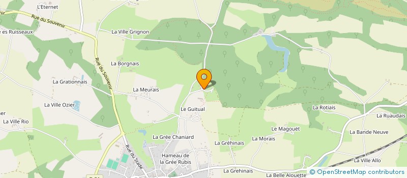 localisation de l'entreprise MADAME CHRISTELLE POULAUD  MALANSAC