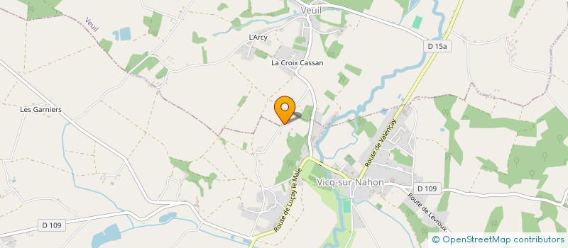 localisation de l'entreprise MADAME CHRISTELLE POUPARD à VICQ-SUR-NAHON