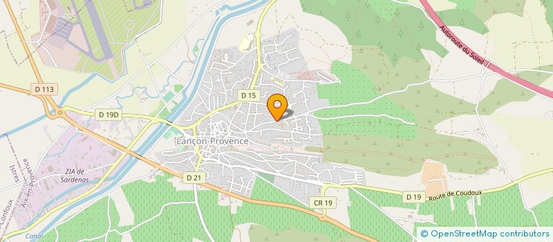 localisation de l'entreprise MADAME CHRISTELLE POUPARDIN  LANCON-PROVENCE