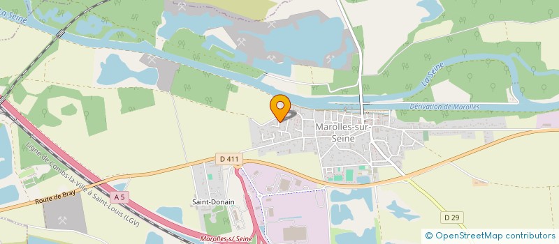 localisation de l'entreprise MADAME CHRISTELLE POURRAIN  MAROLLES-SUR-SEINE