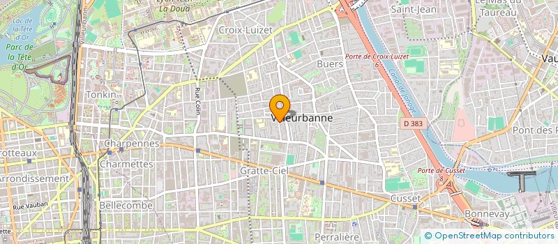localisation de l'entreprise MADAME CHRISTELLE POURROT à VILLEURBANNE