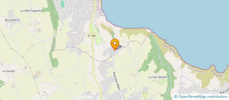 localisation de l'entreprise MADAME CHRISTELLE PRAOM  PORDIC