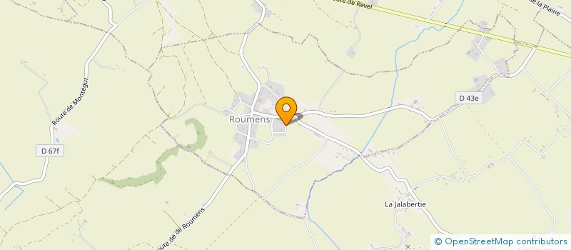 localisation de l'entreprise MADAME CHRISTELLE PRAT  MONTEGUT LAURAGAIS