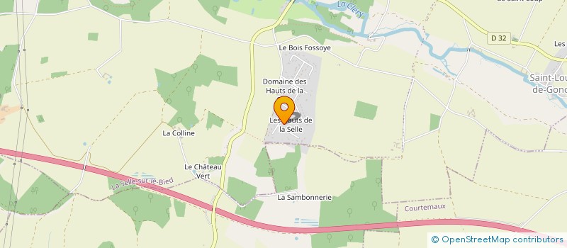 localisation de l'entreprise MADAME CHRISTELLE PRAT à LA SELLE-SUR-LE-BIED