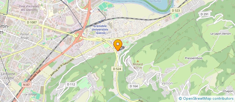 localisation de l'entreprise MADAME CHRISTELLE PRAT  GIERES