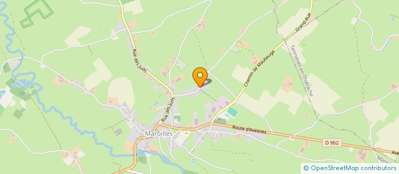 localisation de l'entreprise MADAME CHRISTELLE PREVOST  MAROILLES