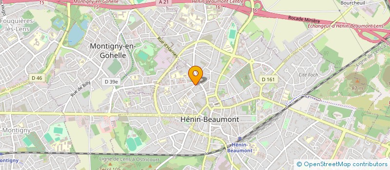 localisation de l'entreprise MADAME CHRISTELLE PRINCE à HENIN-BEAUMONT
