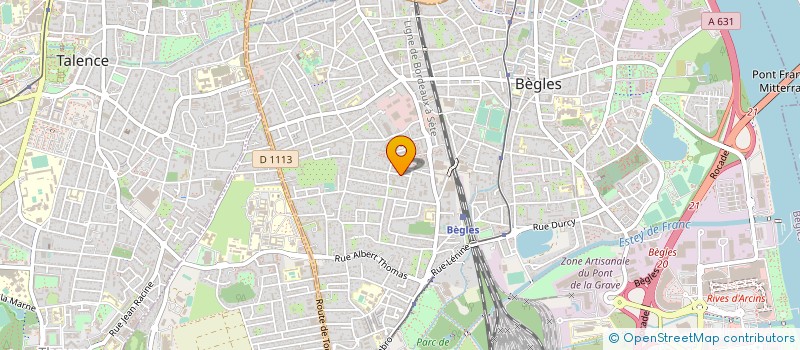 localisation de l'entreprise MADAME CHRISTELLE PRIVAT à BEGLES