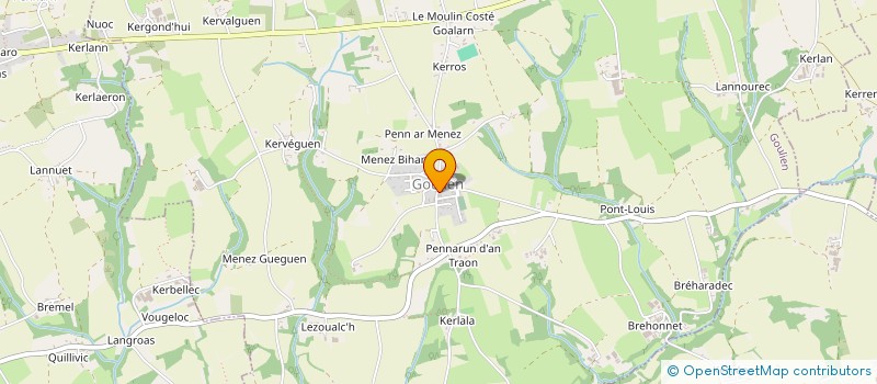 localisation de l'entreprise MADAME CHRISTELLE QUERE  GOULIEN