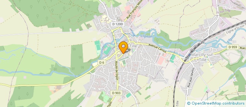 localisation de l'entreprise MADAME CHRISTELLE RABIER  IS-SUR-TILLE