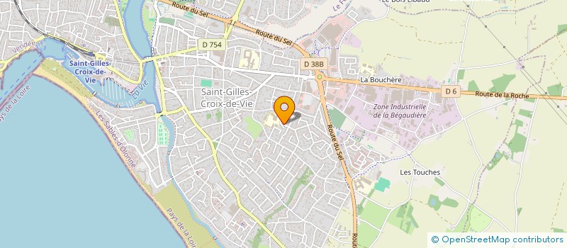 localisation de l'entreprise MADAME CHRISTELLE RABILLER à SAINT-GILLES-CROIX-DE-VIE