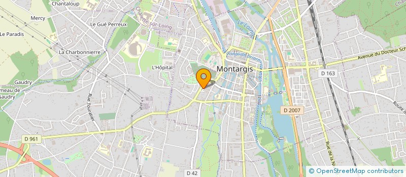 localisation de l'entreprise MADAME CHRISTELLE RABITEAU  MONTARGIS