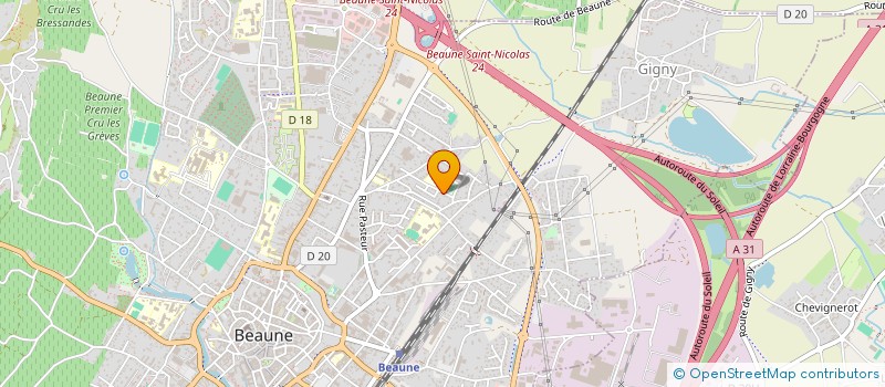 localisation de l'entreprise MADAME CHRISTELLE RAFETIN à BEAUNE