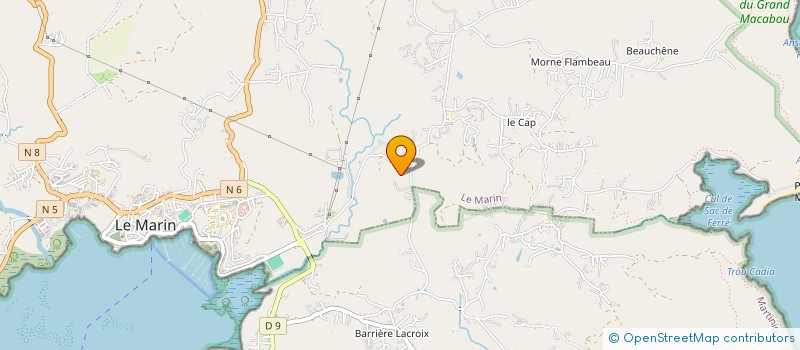 localisation de l'entreprise MADAME CHRISTELLE RAIMONE  LE MARIN