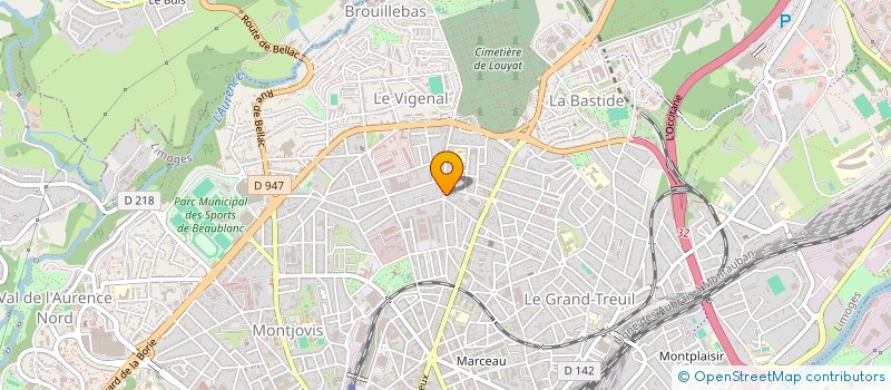 localisation de l'entreprise MADAME CHRISTELLE RAMBEAU à LIMOGES
