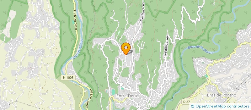 localisation de l'entreprise MADAME CHRISTELLE RAMIDGE-BANE  ENTRE-DEUX