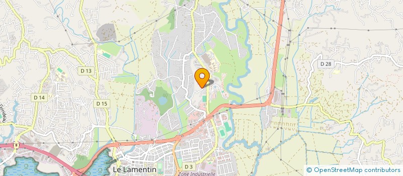 localisation de l'entreprise MADAME CHRISTELLE RAPHAEL  LE LAMENTIN
